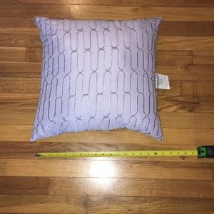 Light purple decorative pillow